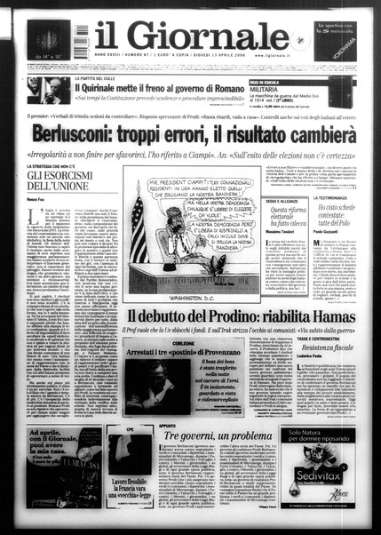 Il giornale : quotidiano del mattino